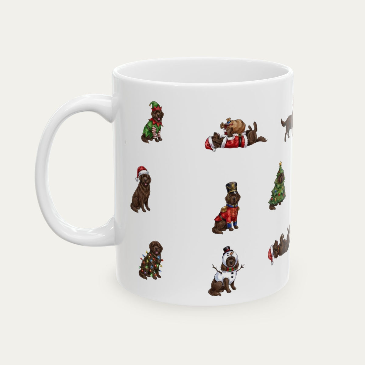 Newfoundland Chocolate Christmas Mug