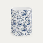 Great Pyrenees Blue Toile Mug