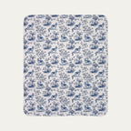 German Shepherd  Toile De Jouy Fleece Blanket
