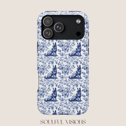 Belgian Malinois Toile De Jouy Magnetic Phone Case
