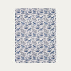 English Springer Spaniel  Toile De Jouy Fleece Blanket