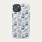 Great Dane Blue Toile Phone case