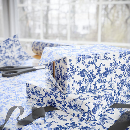 Chihuahua French Toile De Jouy Wrapping Paper