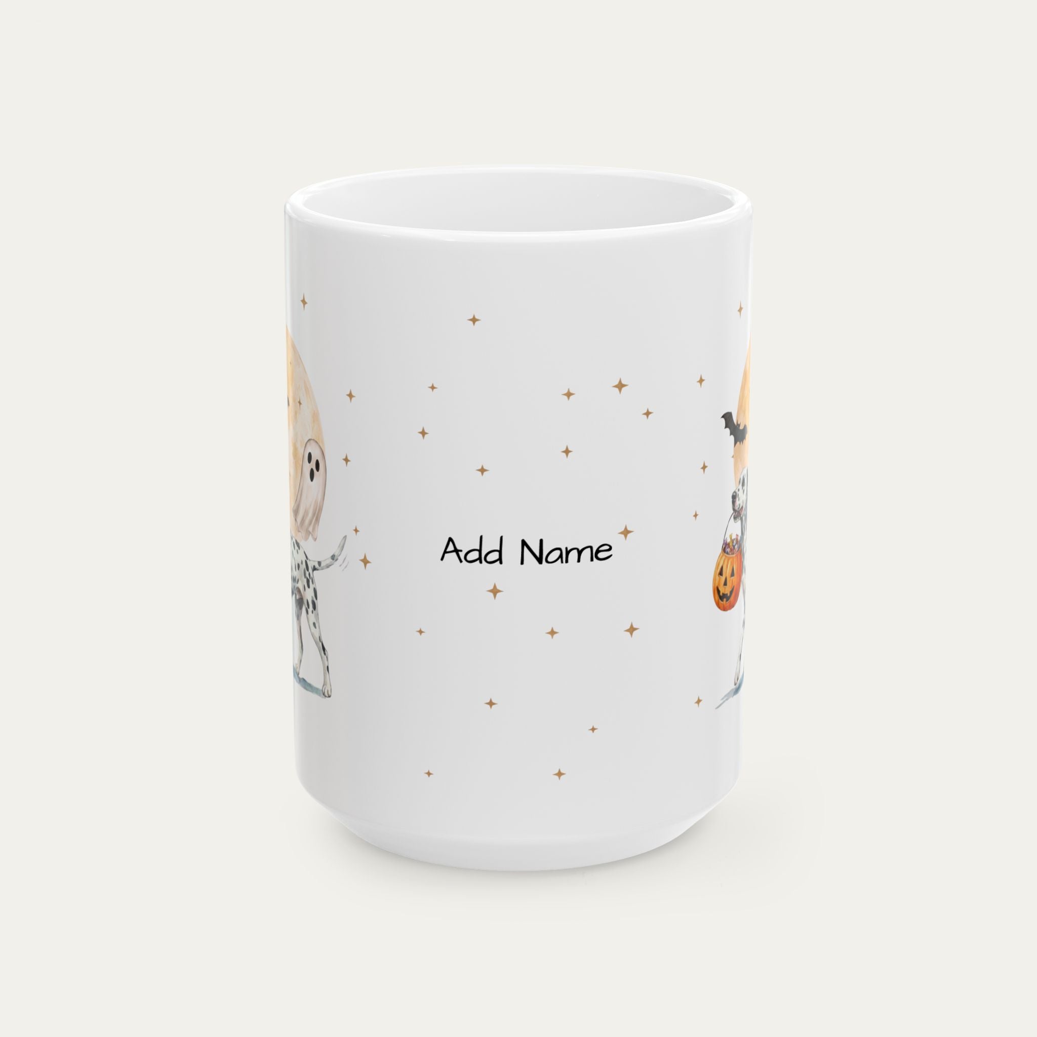 Custom Dalmatian Halloween mug
