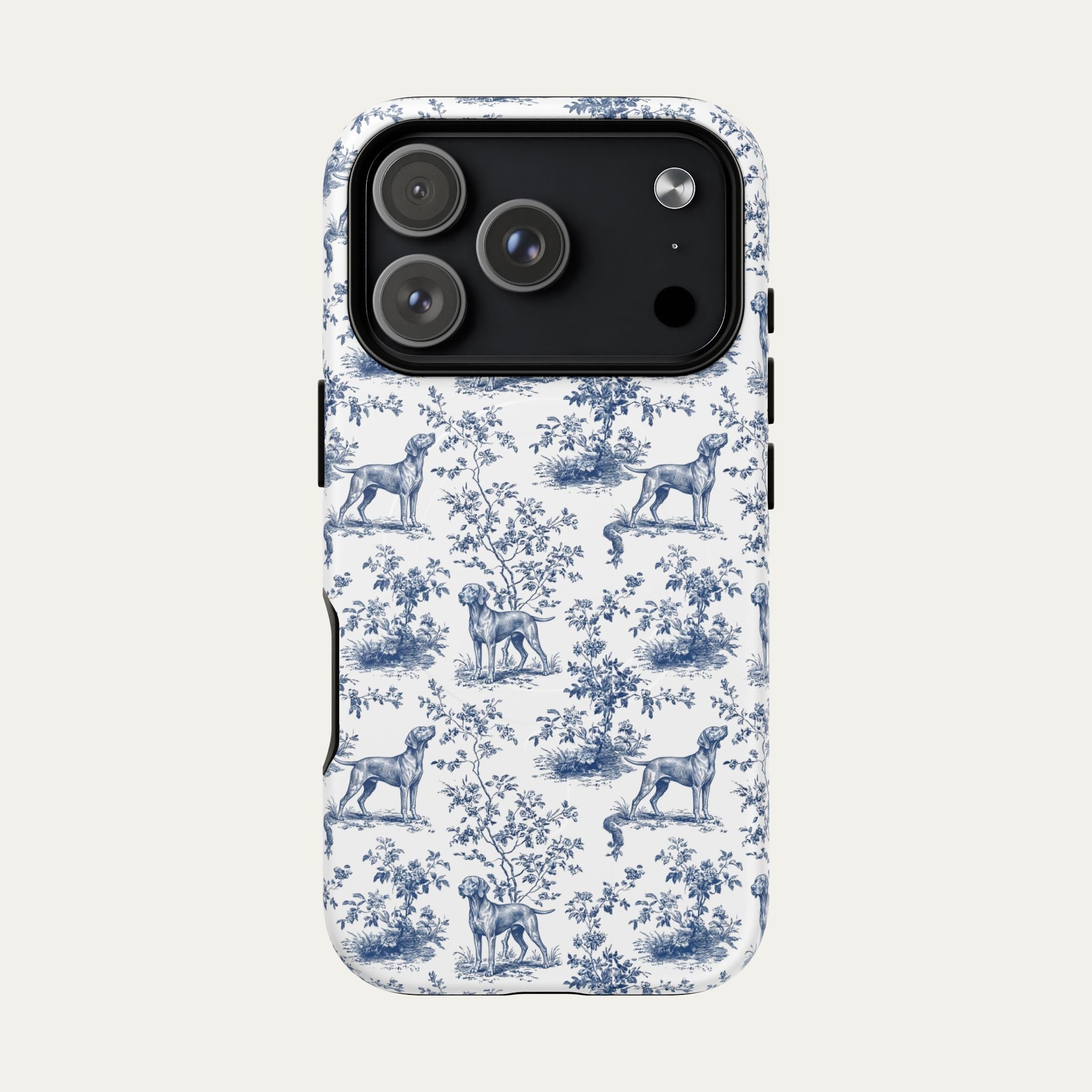 Vizsla Blue Toile Phone case