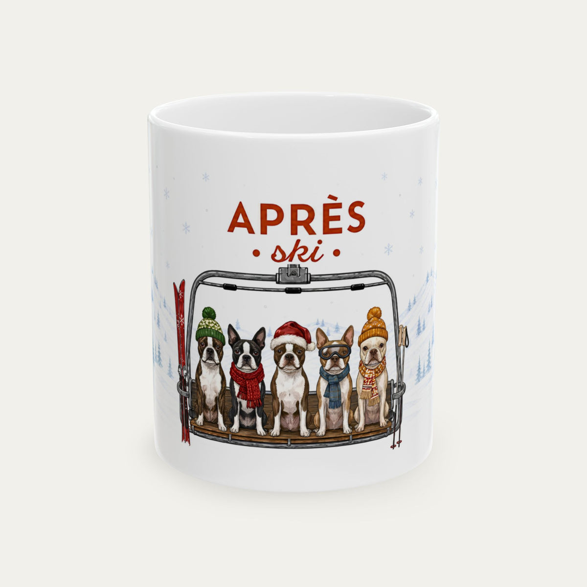 Boston Terrier  Aprés Ski Mug
