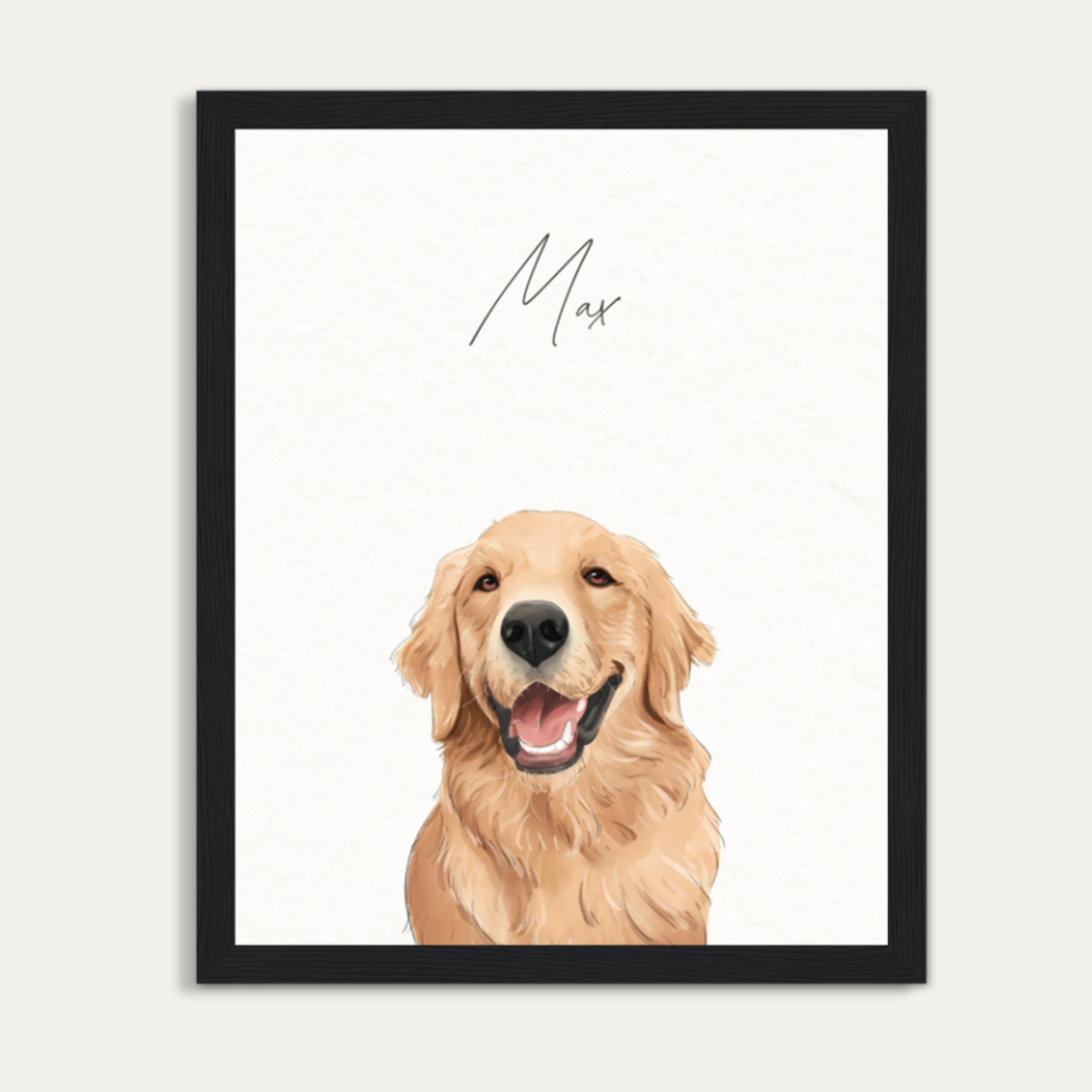 Custom Watercolor Pet Portrait