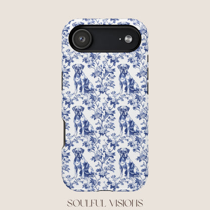 Boxer Toile De Jouy Magnetic Phone Case
