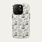 Sphynx Cat Sage Green Toile phone Case