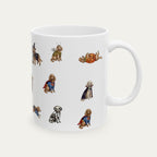 Poodle Halloween mug