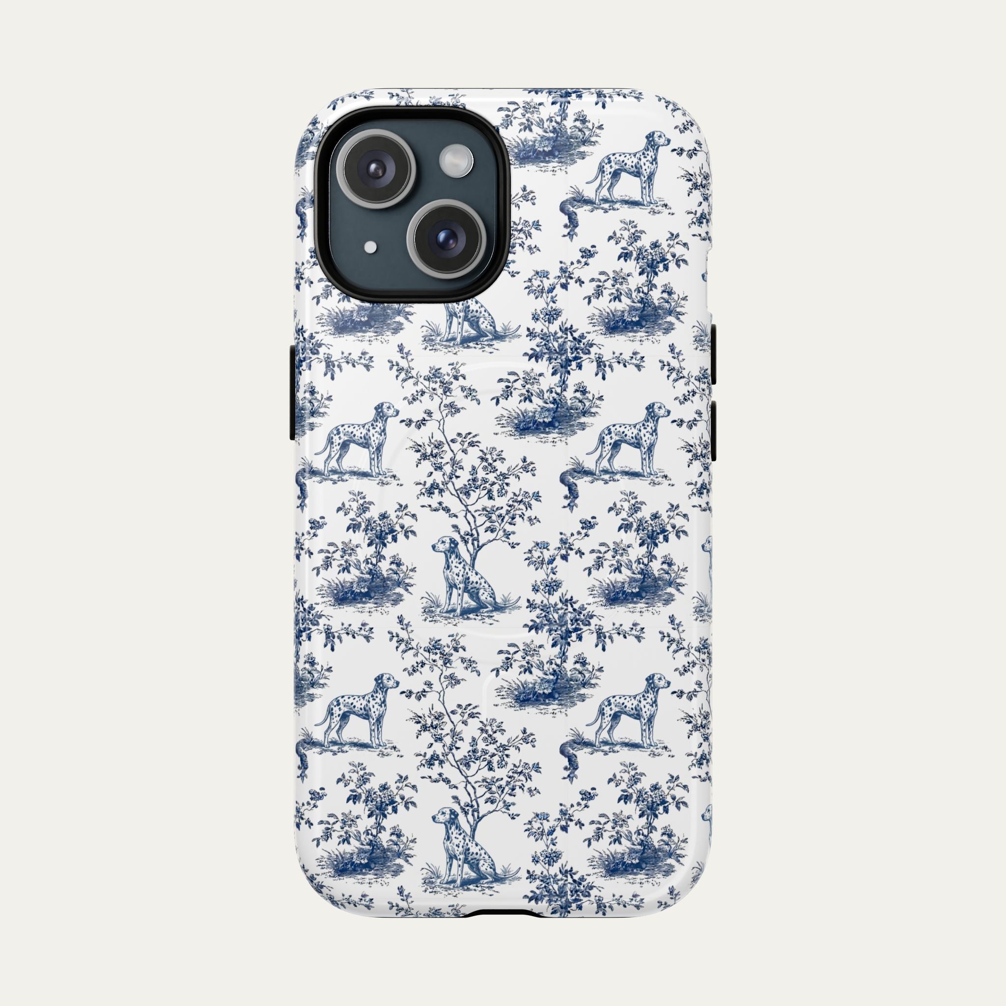 Dalmatian Blue Toile Phone case