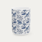 Newfoundland Blue Toile Mug