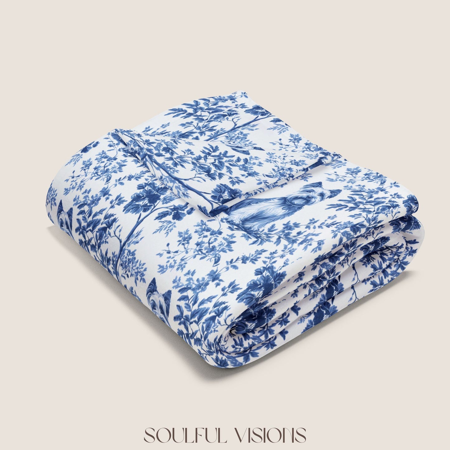 Scottish Terrier 2 Toile French Toile De Jouy Blanket
