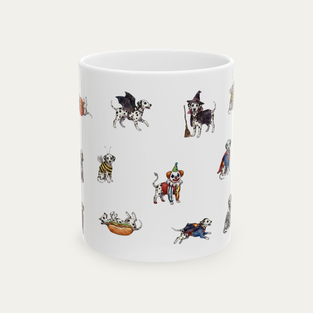 Dalmatian Halloween mug