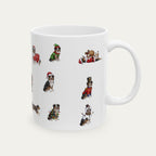 Australian Shepherd Tri color Christmas Mug