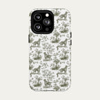 Irish Setter Sage Green Toile phone Case