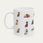 Chihuahua SH Fawn Christmas Mug