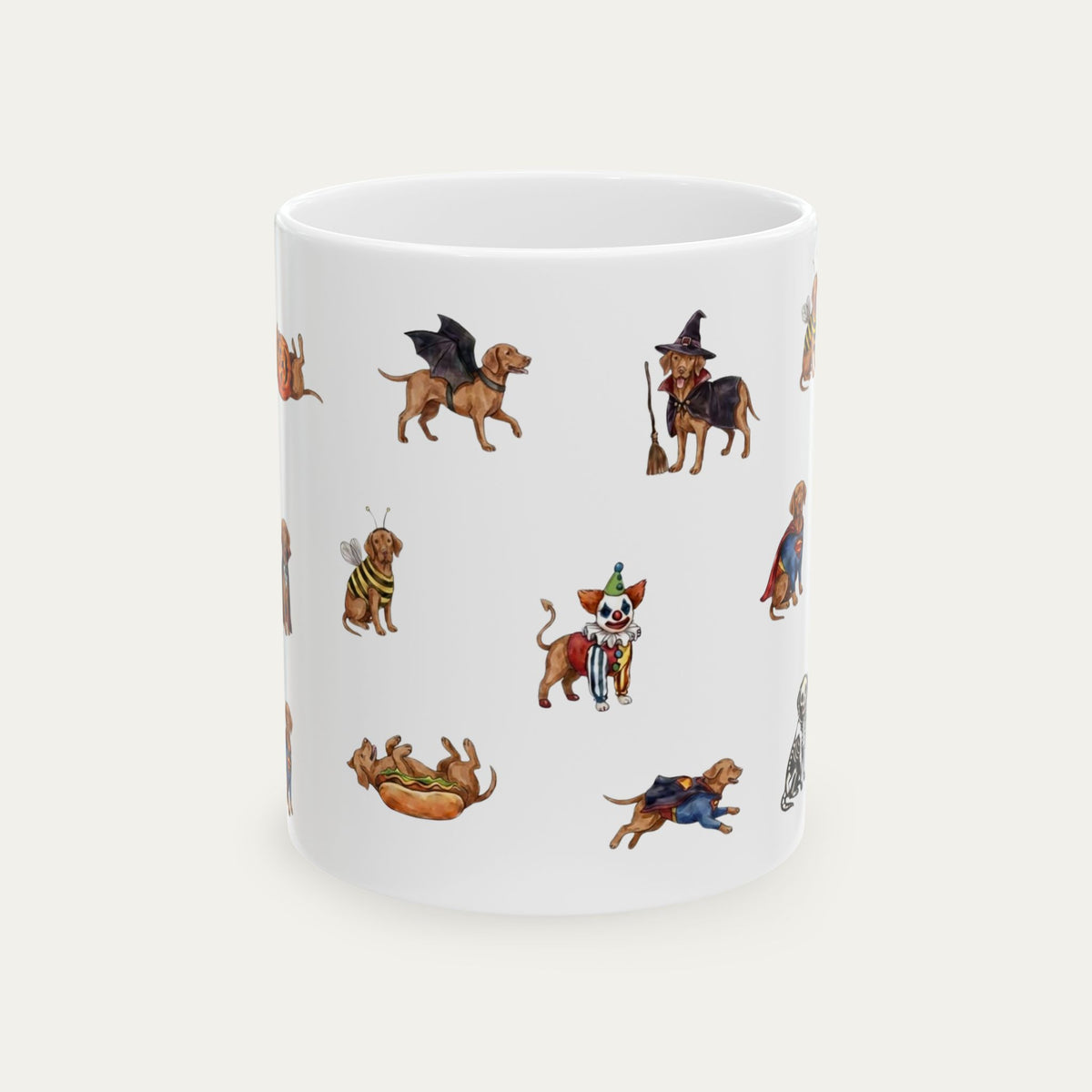 Vizsla Halloween mug