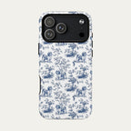 Shih tzu Blue Toile Phone case