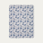 Irish Setter  Toile De Jouy Fleece Blanket