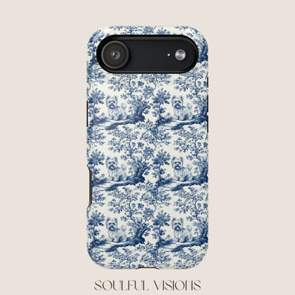 Yorkshire Terrier Toile De Jouy Magnetic Phone Case