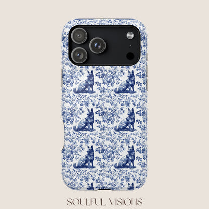 Belgian Malinois Toile De Jouy Magnetic Phone Case