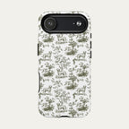 Labrador Retriever Sage Green Toile phone Case