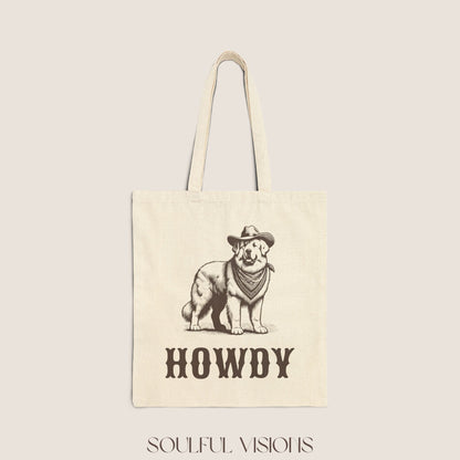 Howdy Great Pyrenees Tote Bag