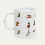 Goldendoodle Cream Christmas Mug