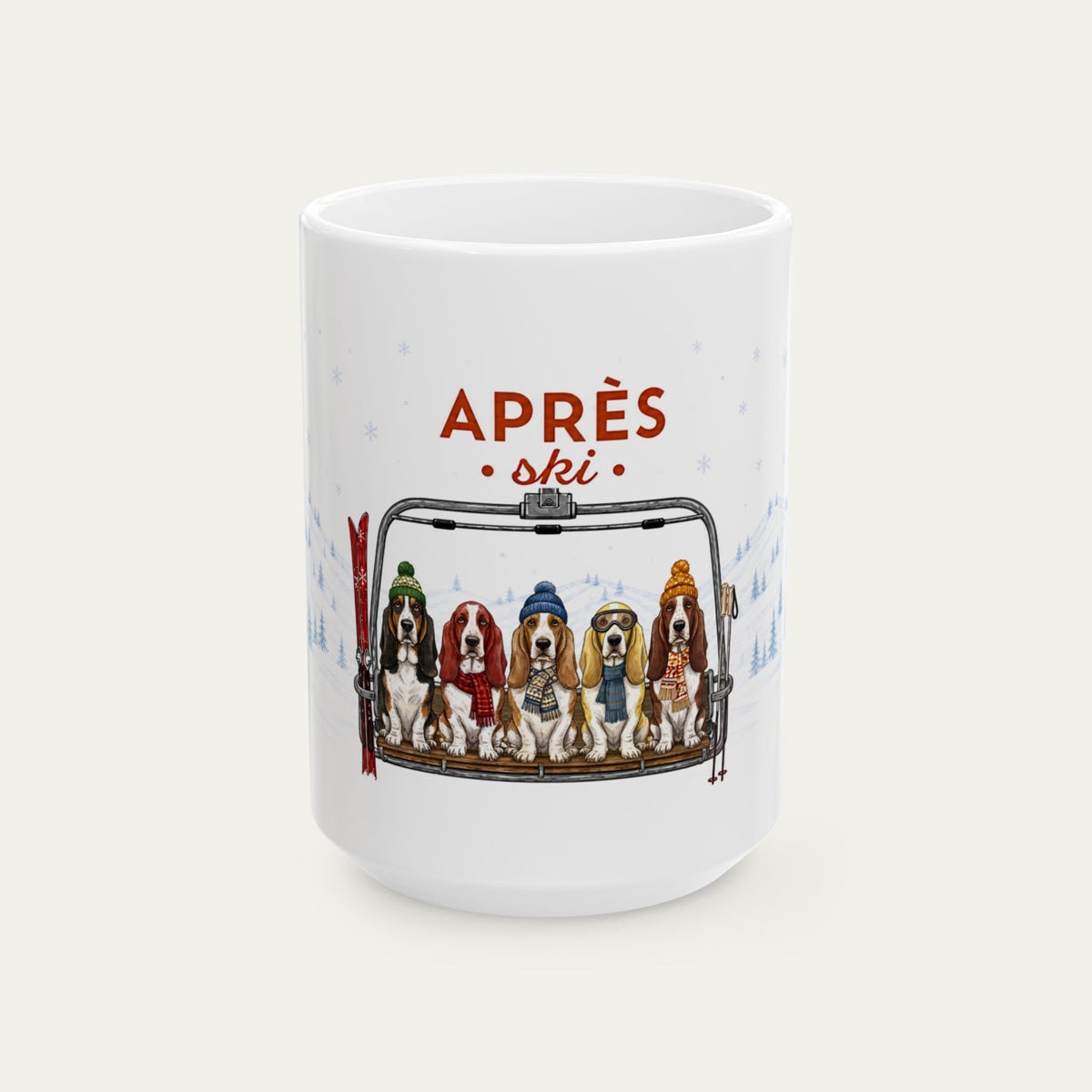 Basset Hound Aprés Ski Mug