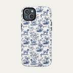 Wirehaired Pointing Griffon Blue Toile Phone case