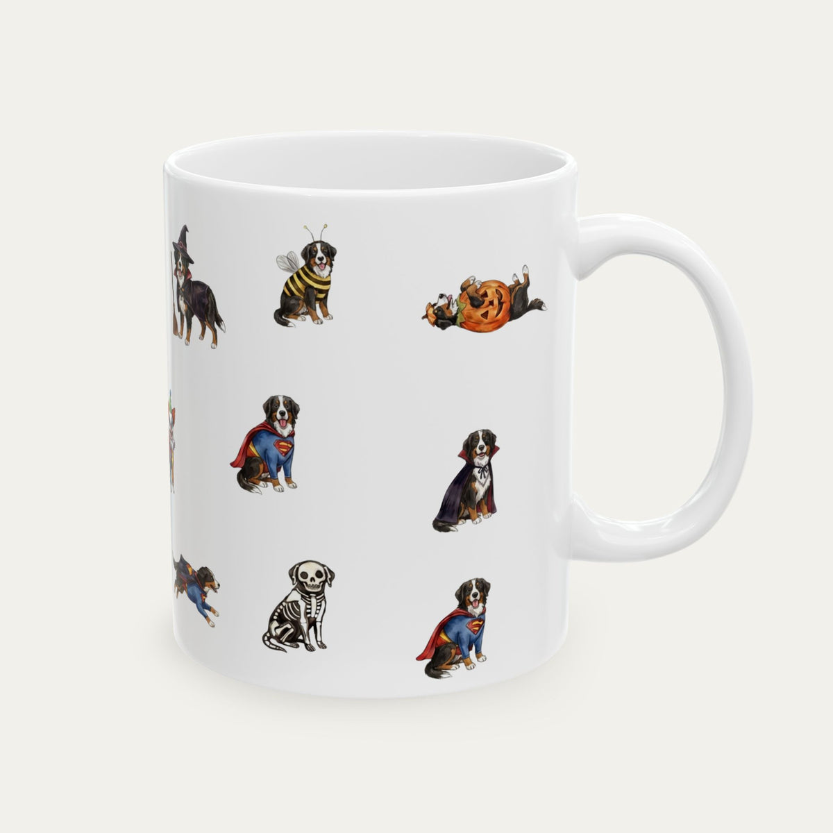 Bernese Mountain Halloween mug