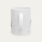 Custom Border Collie Red and White  Christmas Santa Hat Mug
