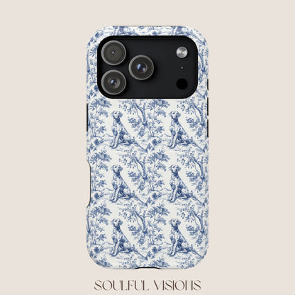 Rhodesian Ridgeback Toile De Jouy Magnetic Phone Case