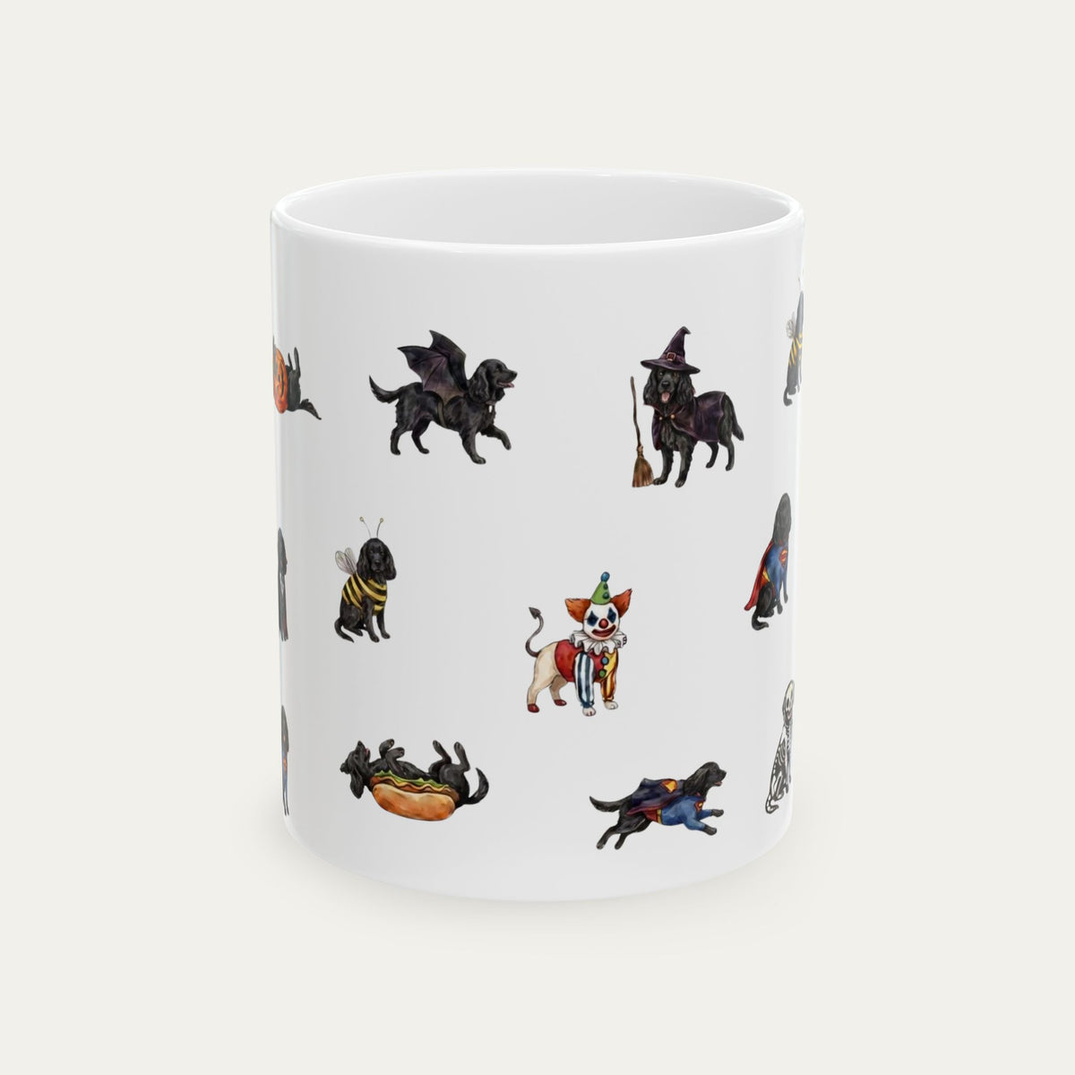 Cocker Spaniel Black Halloween mug