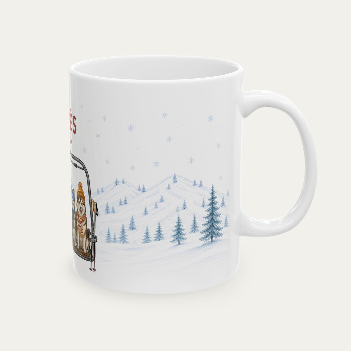 Alaskan Malamute Aprés Ski Mug