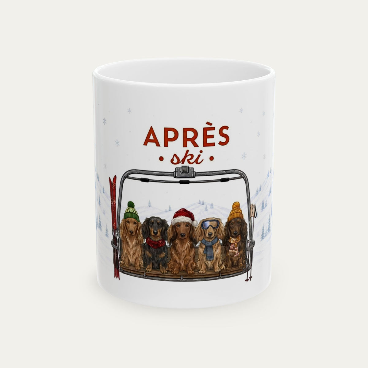 Duchshund Longhaired Aprés Ski Mug