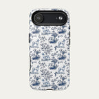 Saluki Blue Toile Phone case