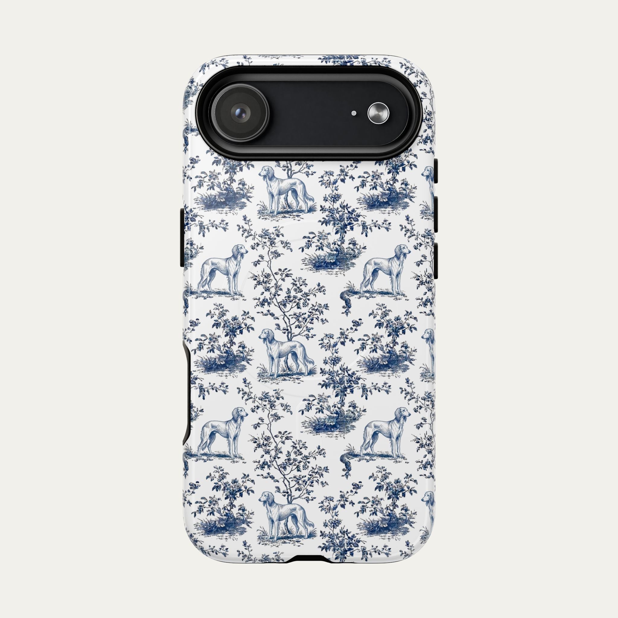 Saluki Blue Toile Phone case