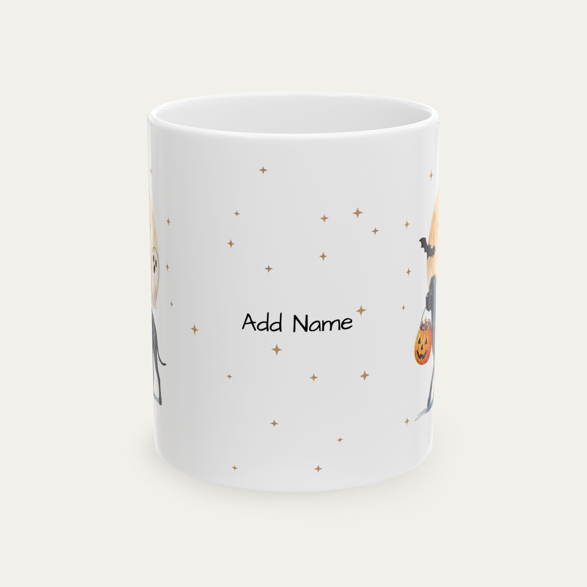 Custom Great Dane Black Halloween mug