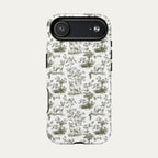 Sphynx Cat Sage Green Toile phone Case