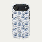 Shih tzu Blue Toile Phone case