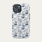 Sloughi Blue Toile Phone case