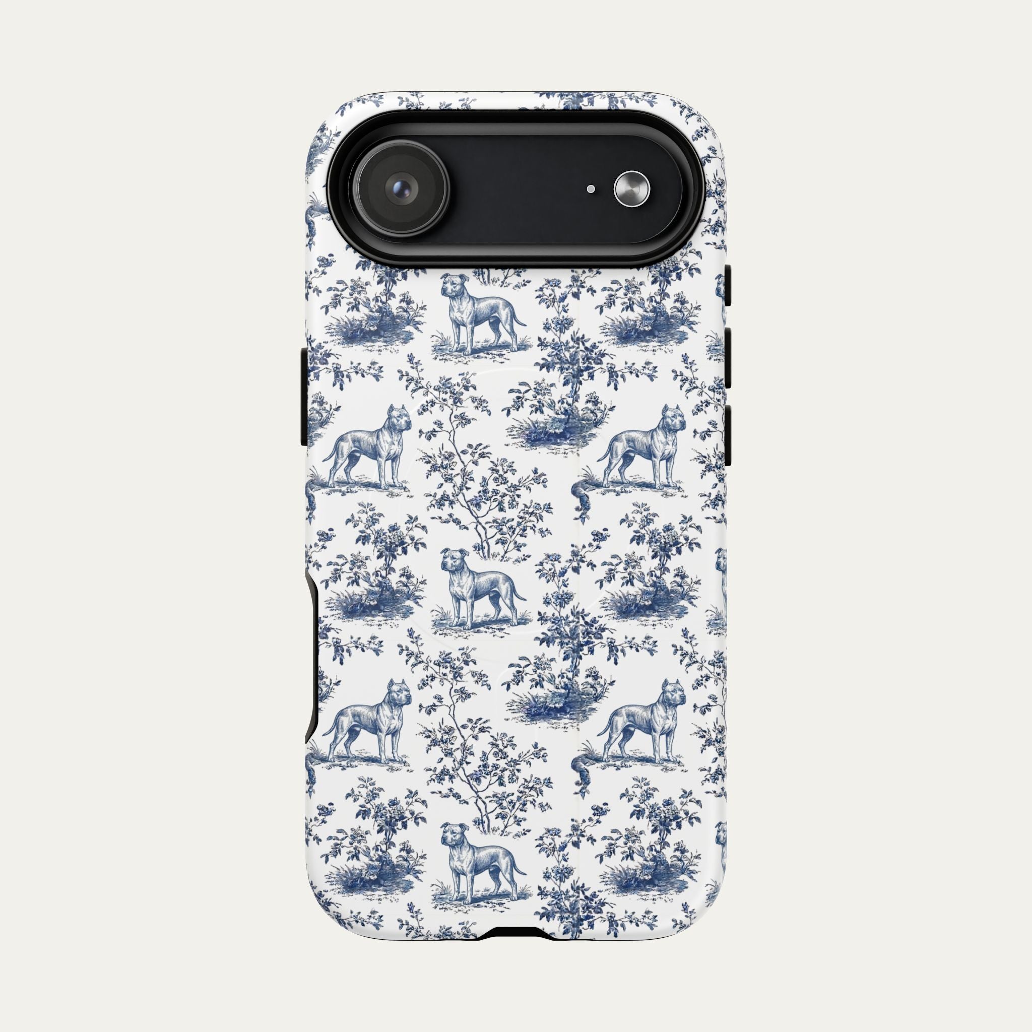Pitbull Blue Toile Phone case