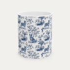 Australian Cattle Blue Toile Mug