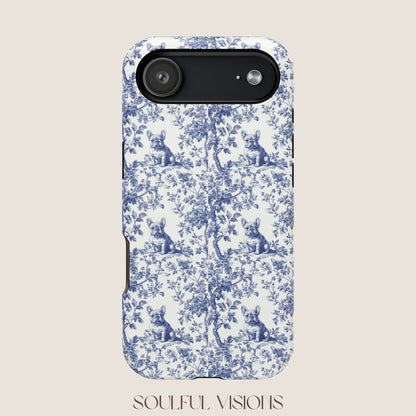 French Bulldog Toile De Jouy Magnetic Phone Case