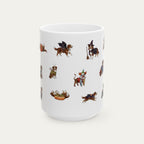 Australian shepherd Red tricolor Halloween mug