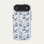 Shih tzu Blue Toile Phone case