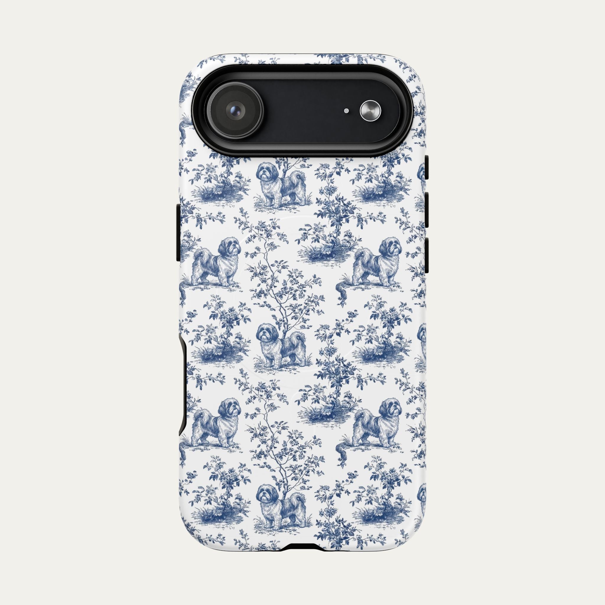 Shih tzu Blue Toile Phone case