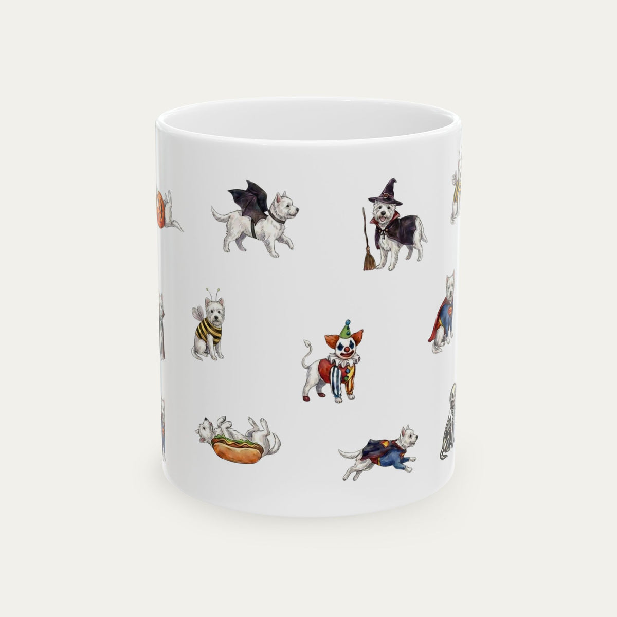 West highland terrier Halloween mug